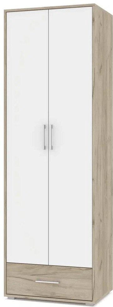 Распашной шкаф DOMA MODERN OLIVIA, 66.6x204х47 см, белый, серый купить,NaN