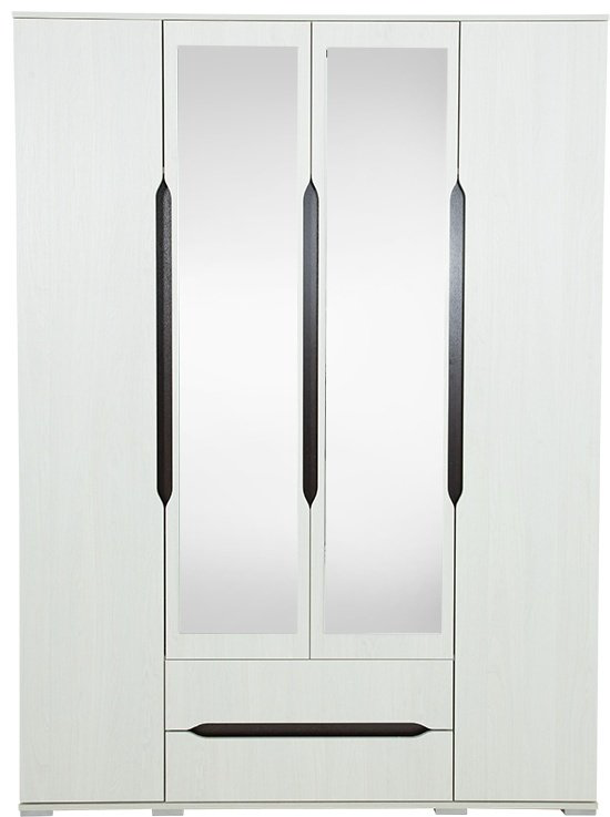 Распашной шкаф DOMA Распашной шкаф VALENSI 8569889, 160x220х50 см, белый, серый купить,NaN