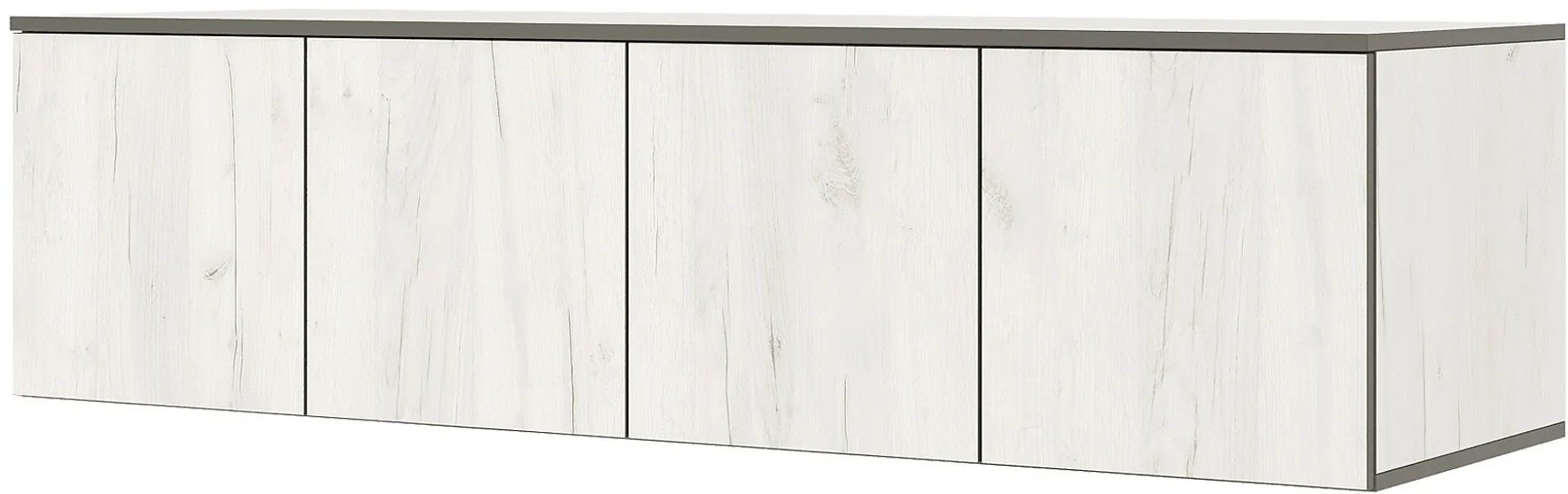 Распашной шкаф DOMA NORD 561189651, 160x265.4х51 см, светло серый купить,NaN