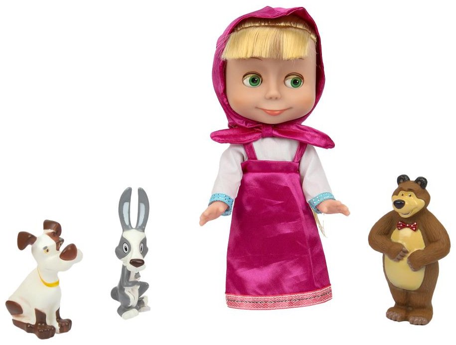 Кукла реборн Карапуз Маша и Медведь 25 см купить,NaN