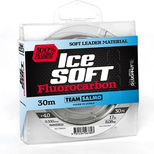 Рыболовная леска Team Salmo Ice Soft Fluorocarbon 0,20 мм 30 м прозрачная купить,NaN