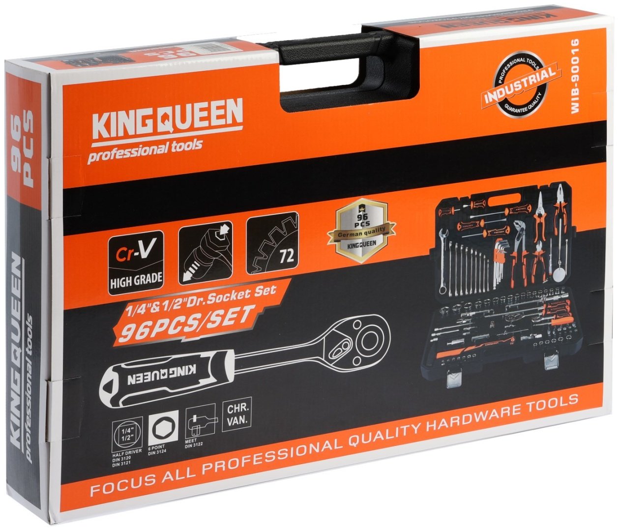 Набор инструментов и оснастки универсальный 96 в 1 KINGQUEEN 10354156 купить,NaN