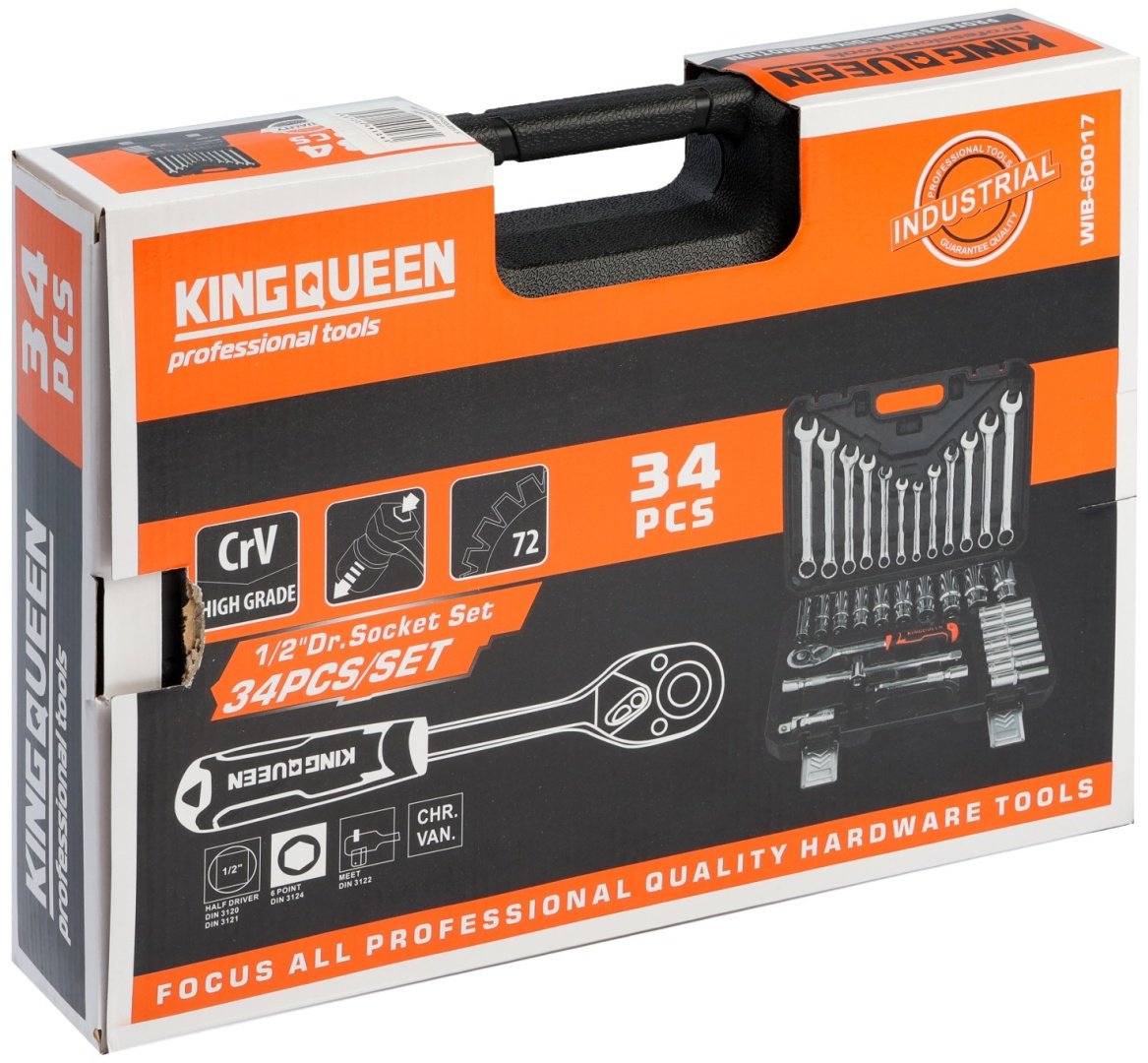 Набор инструментов и оснастки автомобильный 34 в 1 KINGQUEEN 10354151 купить,NaN
