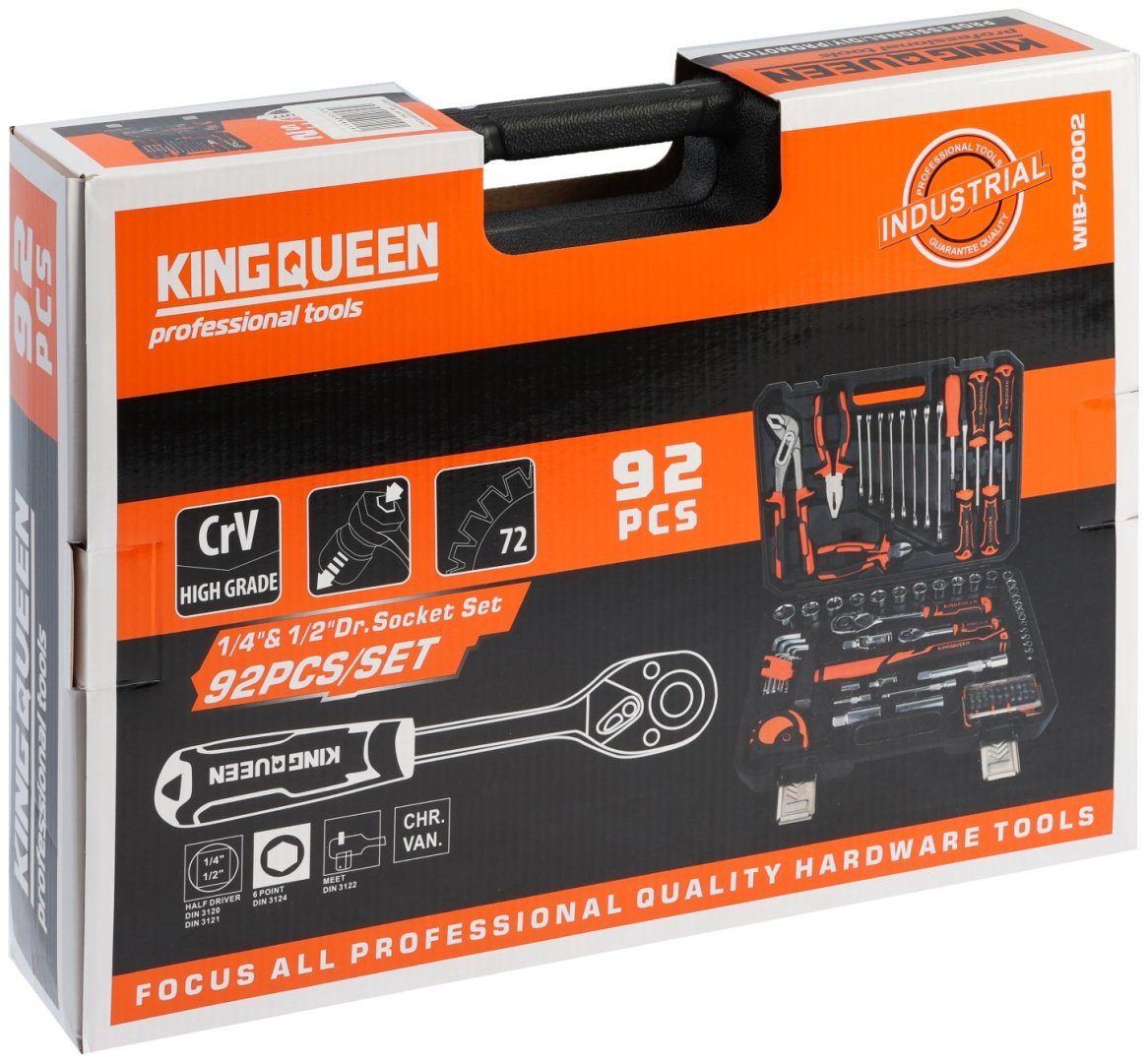 Набор инструментов и оснастки универсальный 92 в 1 KINGQUEEN 10354155 купить,NaN