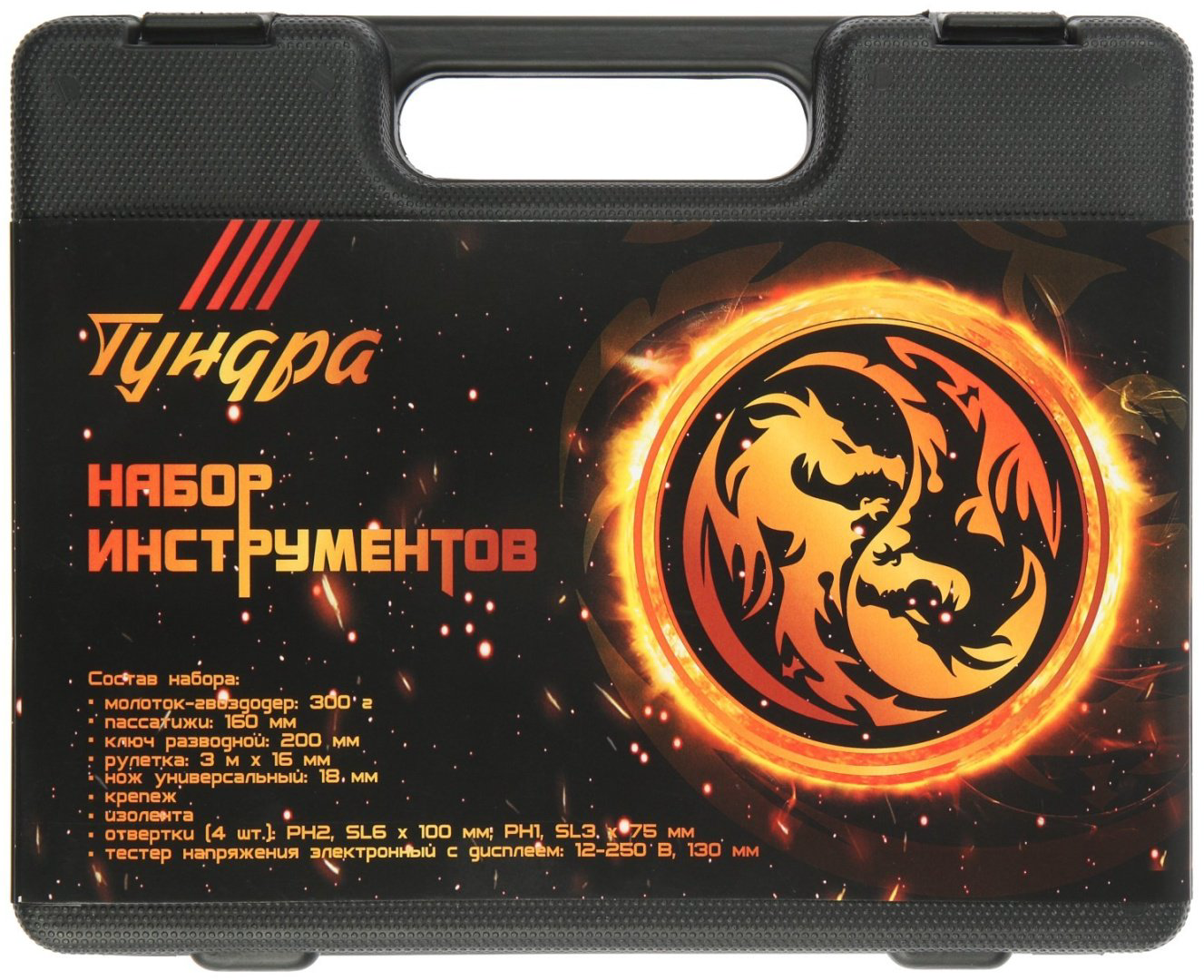Набор инструментов универсальный 12 в 1 Тундра 9305207 купить,NaN