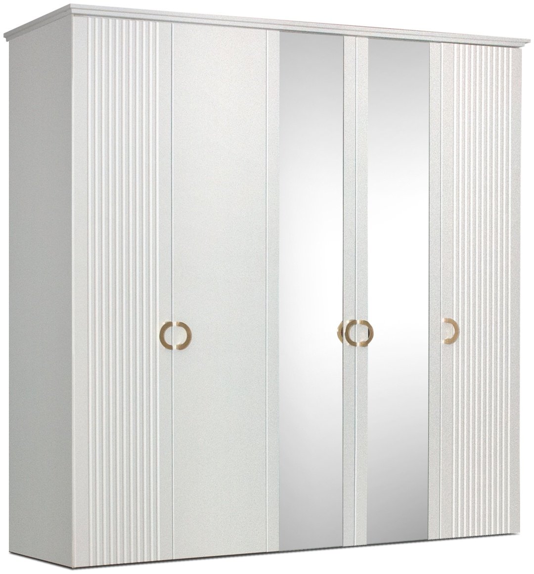 Распашной шкаф DOMA imperial 658498, 220.5x221х67 см, белый купить,NaN