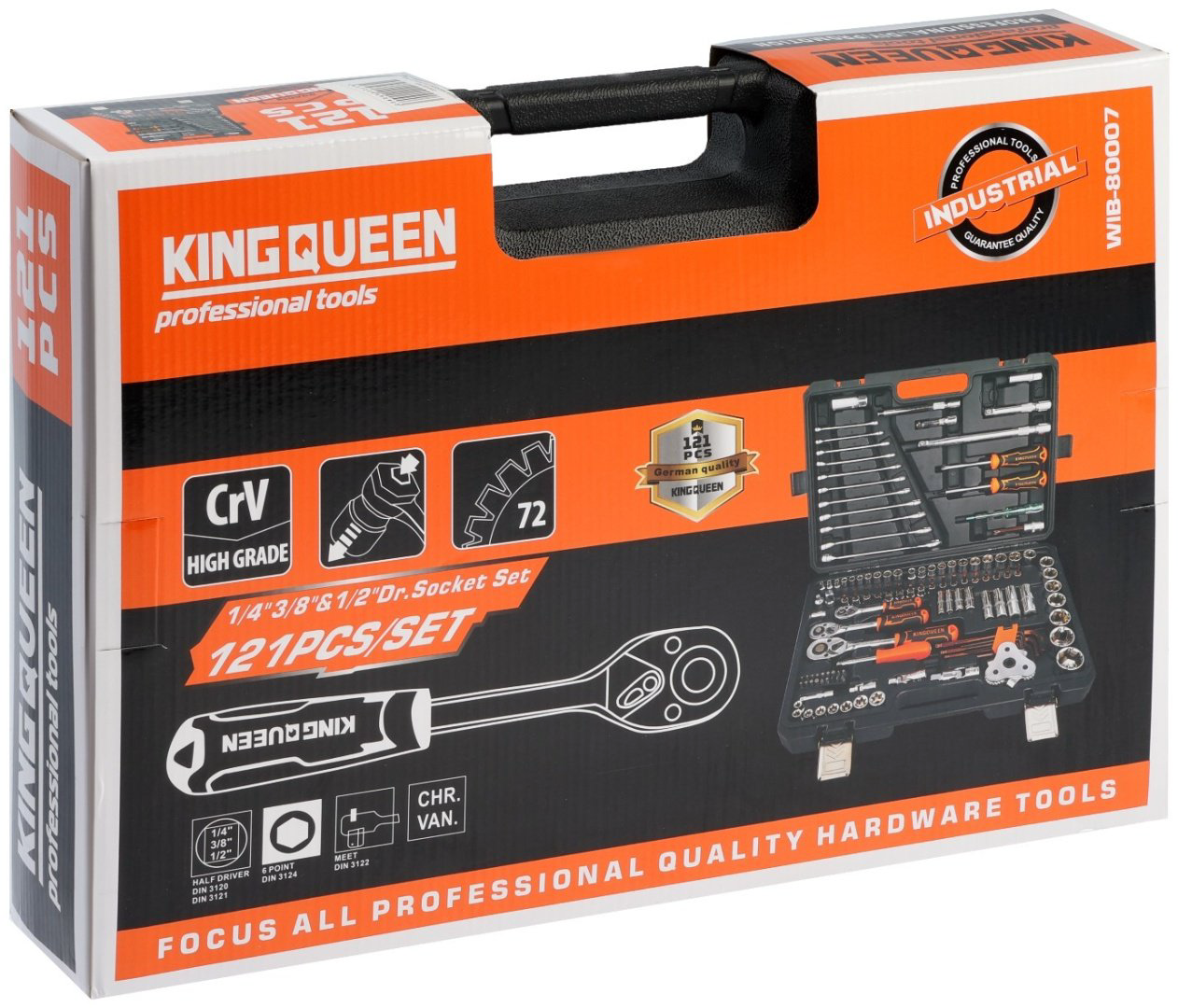 Набор инструментов и оснастки универсальный 121 в 1 KINGQUEEN 10354125 купить,NaN