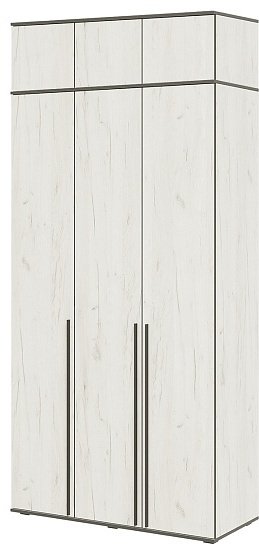 Распашной шкаф DOMA NORD, 120x265.4х51 см, светло серый купить,NaN