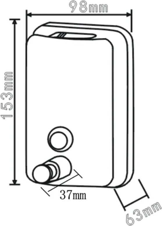 Дозатор для жидкого мыла KABINKA.KZ 03-500В