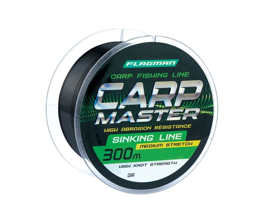 Рыболовная леска Flagman Carp Master 0,25 мм 300 м черная купить,NaN