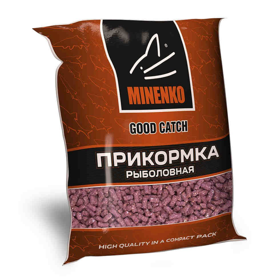 Прикормка Minenko Good Catch Конопля 5мм 700гр купить,NaN