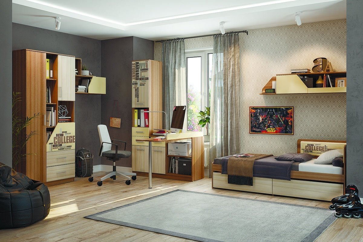 Распашной шкаф DOMA COLLLLEGEEE 456132562, 95x220.5х57.4 см, коричневый купить,NaN