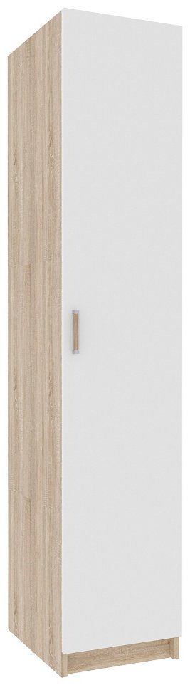 Распашной шкаф DOMA КОСМОС, 40x198х51 см, белый купить,NaN