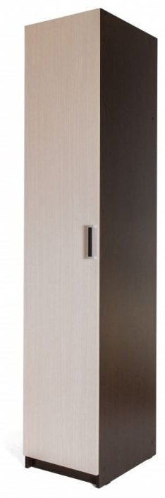 Распашной шкаф DOMA Космос 400, 40x198х51 см, коричневый купить,NaN