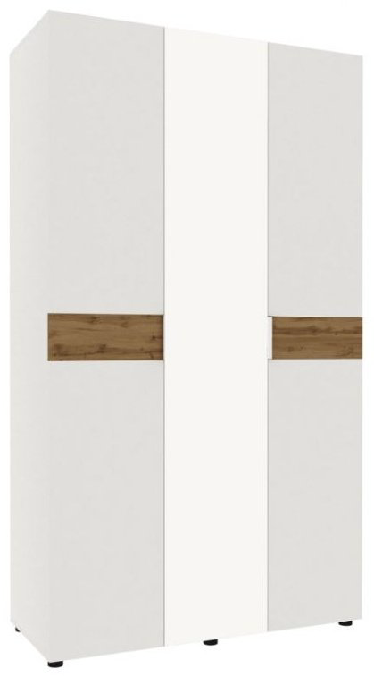 Распашной шкаф DOMA Лотос, 120x208х51 см, белый, коричневый купить,NaN
