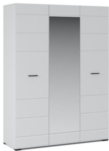 Распашной шкаф DOMA YORKS 3D, 150.1x205х54 см, белый купить,NaN