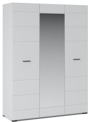 Распашной шкаф DOMA YORKS 3D, 150.1x205х54 см, белый купить,NaN