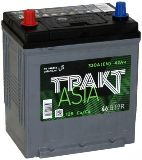 Аккумулятор ТРАКТ 00049764 042 VL Тракт Аsia B19R 42 Ач прямая