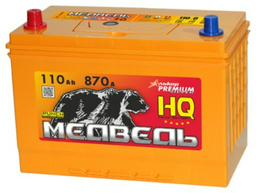 Аккумулятор Медведь 135D31R HQ 110 Ач прямая