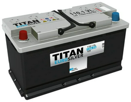 Аккумулятор TITAN 6СТ-110.1 Euro Silver 110 Ач прямая