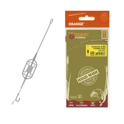 Оснастка карповая Orange #51 Spider Flat Method Leadcore 40 гр