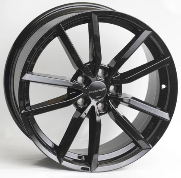 Комплект дисков Kipardo PRETO.RIA 5х112 R18х8 СВ57.1 ЕТ45 Gloss Black купить,NaN