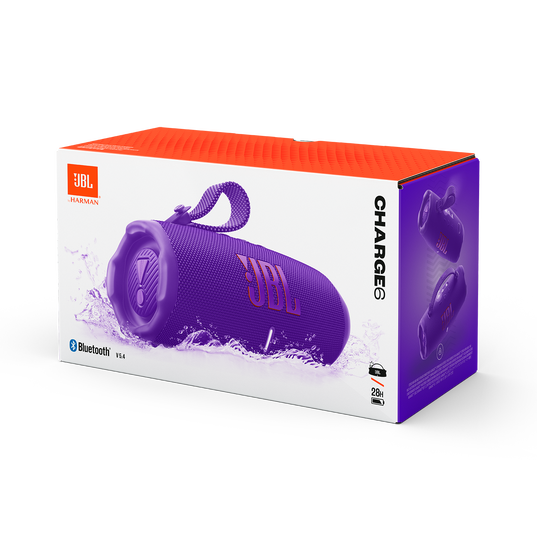 Портативная колонка JBL Charge 6 JBLCHARGE6PUR фиолетовый - ForteMarket Портативная колонка JBL Charge 6 JBLCHARGE6PUR фиолетовый купить,72900