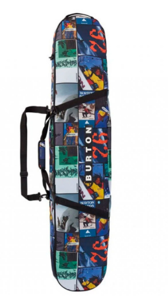 Чехол для сноуборда Burton Space Sack  166 catalog collage prt черно-голубой с принтом купить,NaN