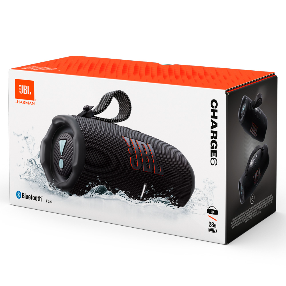 Портативная колонка JBL Charge 6 JBLCHARGE6BLK черная
