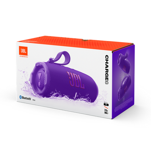 Портативная колонка JBL Charge 6 JBLCHARGE6PUR фиолетовый