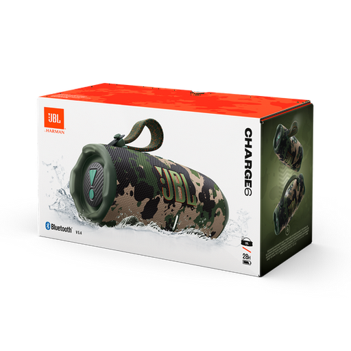 Портативная колонка JBL Charge 6 JBLCHARGE6SQUAD камуфляж