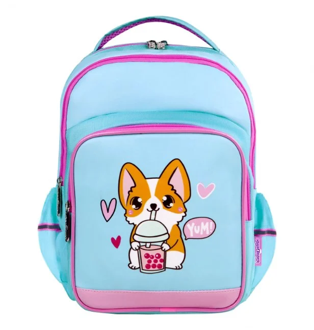 Рюкзак Юнландия Corgi 270679 17л бирюзово-розовый купить,NaN