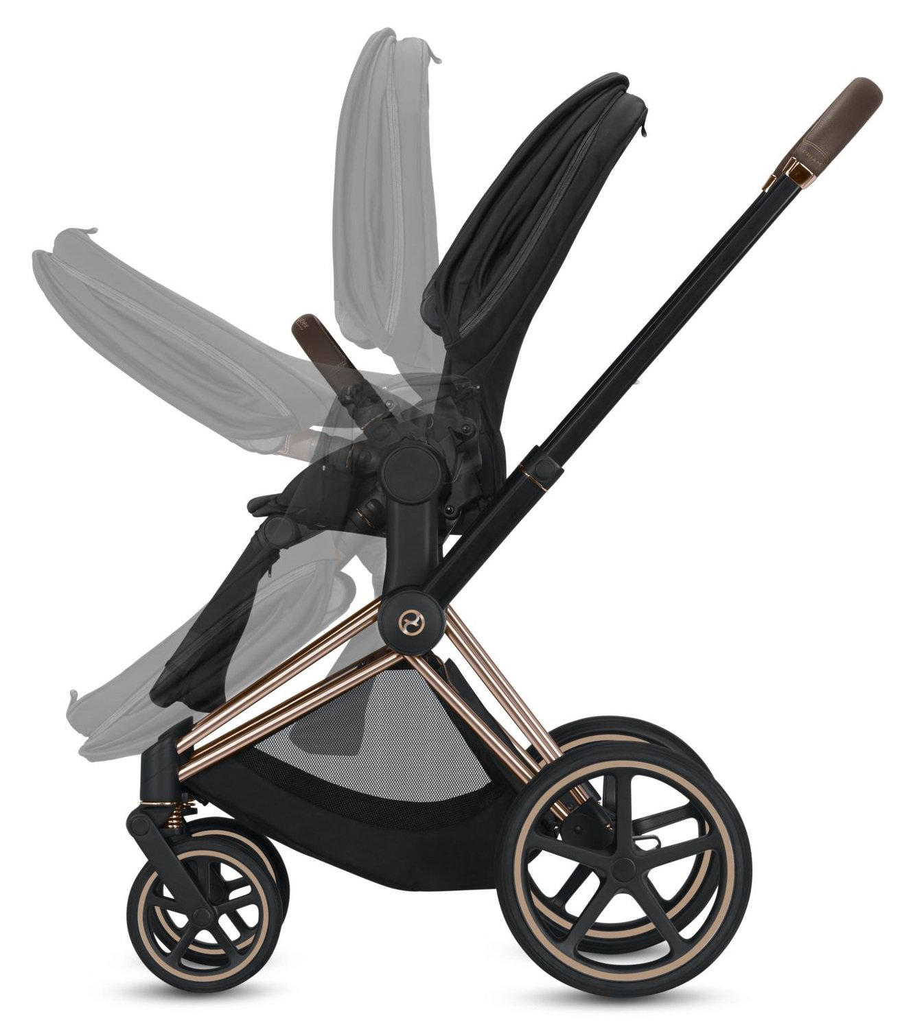 Шасси Cybex Matt Black 2019 для коляски Cybex Priam III black купить,NaN