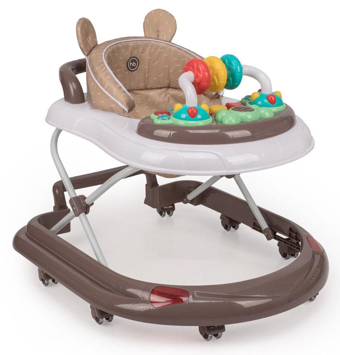 Ходунки Happy Baby Smiley V2 коричневые купить,NaN