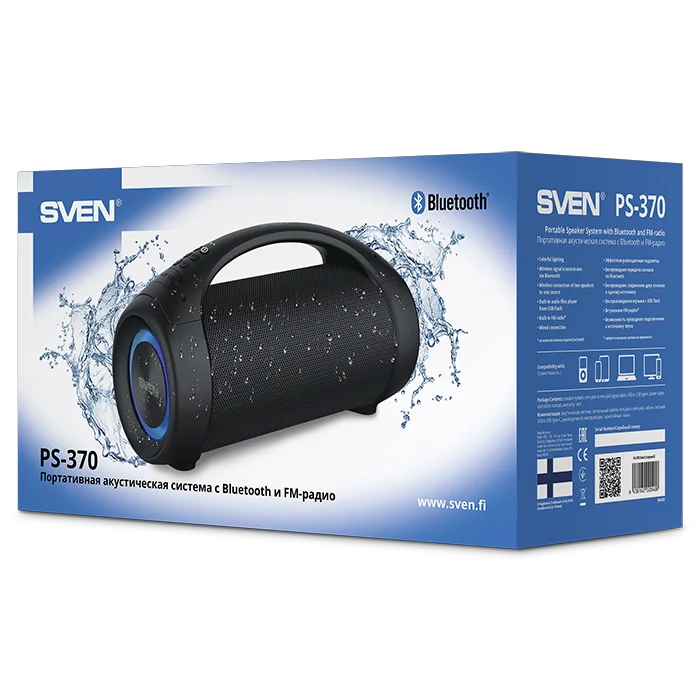Акустическая система Sven PS-370 SV-020408 черная - ForteMarket Акустическая система Sven PS-370 SV-020408 черная купить,0