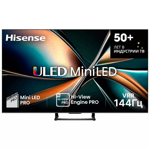 Телевизор 55" (140 см) Hisense 55U7Q miniLED UHD Black