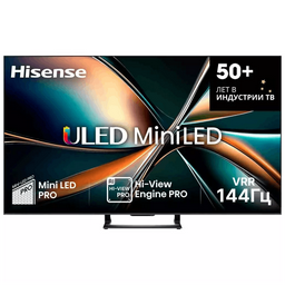 Телевизор 55" (140 см) Hisense 55U7Q miniLED UHD Black