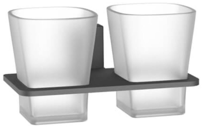 KABINKA.KZ стакан A12504AT 2 шт, стекло, латунь купить,NaN