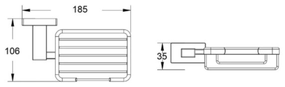 KABINKA.KZ мыльница KABINKA.KZ 1 шт, латунь