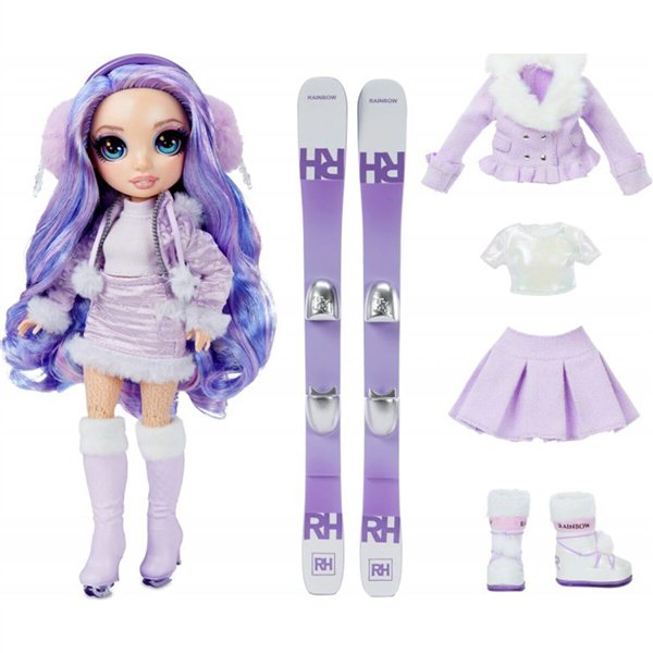 Кукла Rainbow High   Winter Break Fashion Doll-Violet Willow Purple 28см купить,NaN