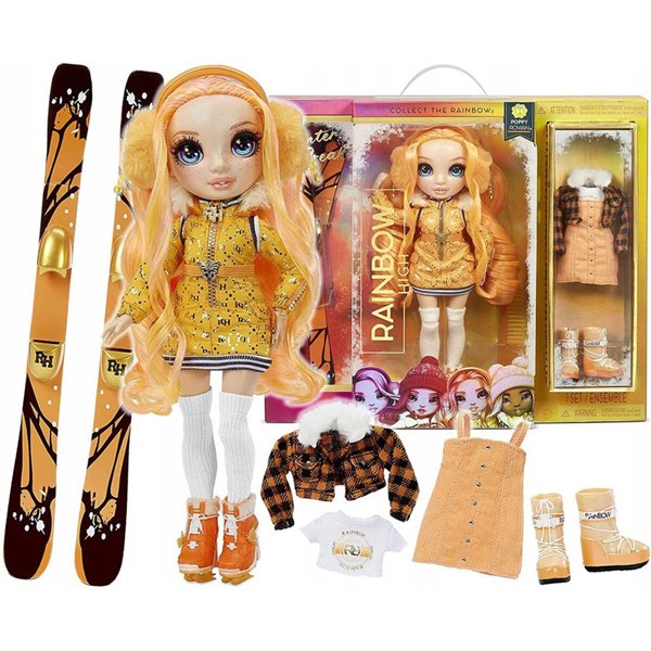 Кукла Rainbow High Winter Break Fashion Doll-Poppy Rowan Orange 28см купить,NaN
