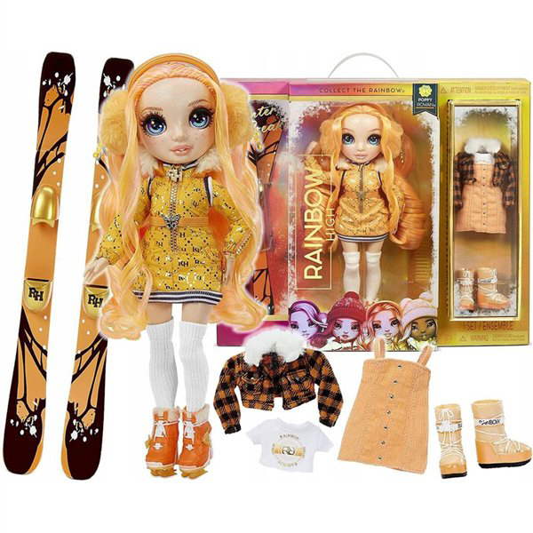 Кукла Rainbow High Winter Break Fashion Doll-Poppy Rowan Orange 28см купить,NaN