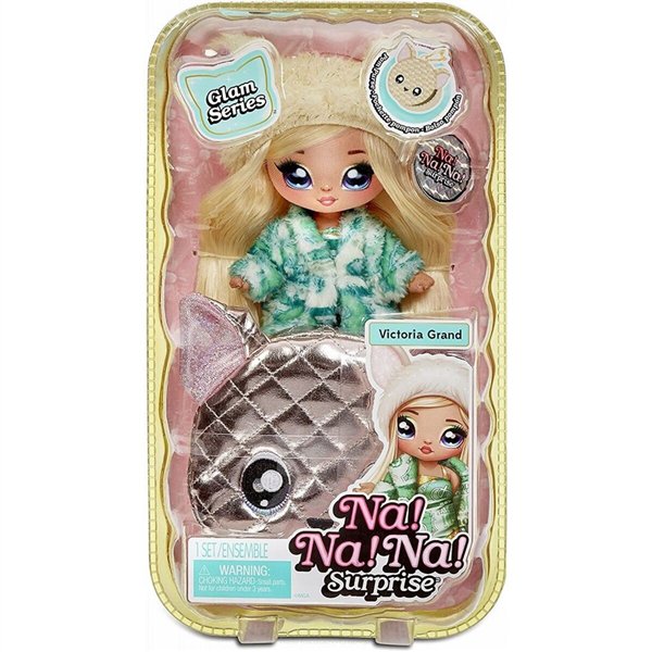 Кукла MGA Entertainment Na! Na! Na! Cюрприз Помпон 2в1 Glam Metallic Victoria Grand купить,NaN