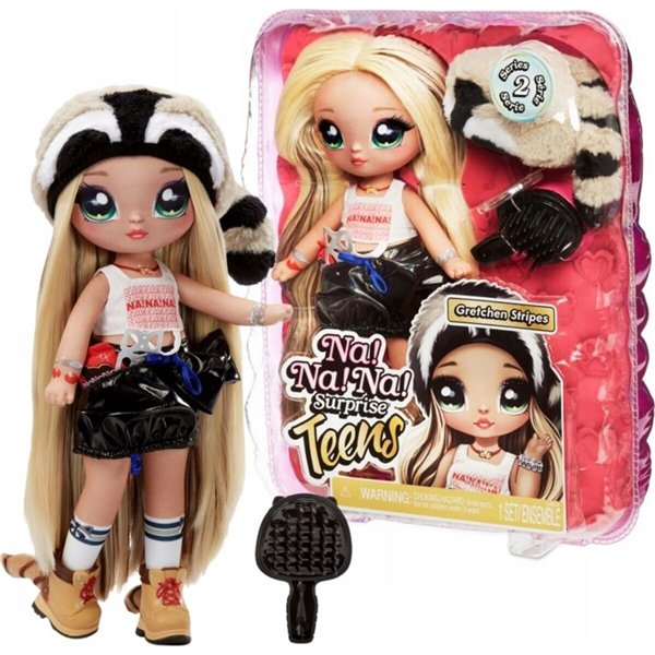 Кукла MGA Entertainment Na! Na! Na! Cюрприз Помпон Teens Gretchen Stripes купить,NaN