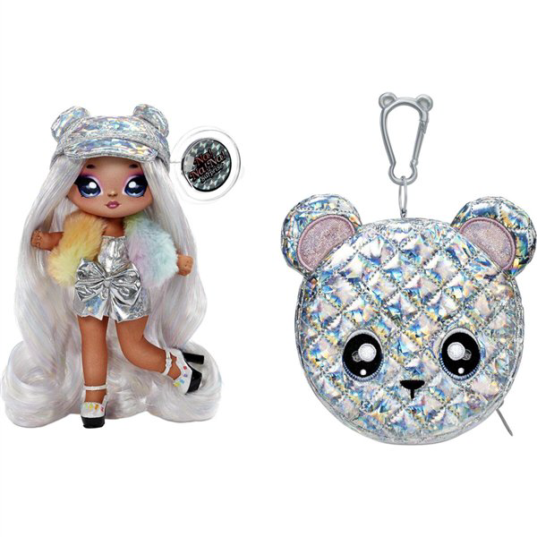Кукла MGA Entertainment Na! Na! Na! Cюрприз Помпон 2в1 Glam Metallic Ari Prism купить,NaN