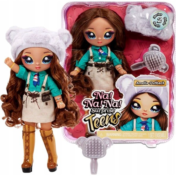 Кукла MGA Entertainment Na! Na! Na! Cюрприз Помпон Teens Amelia Outback купить,NaN