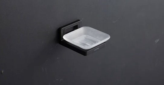 Gappo мыльница G30802-6 1 шт, стекло, нержавеющая сталь купить,NaN