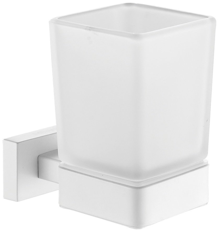 KABINKA.KZ стакан SG5612C 1 шт, нержавеющая сталь, стекло