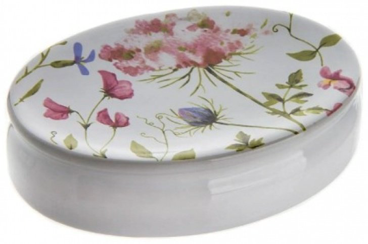 АКВАЛИНИЯ мыльница Flowers CE2074AA-SD 1 шт, керамика купить,NaN