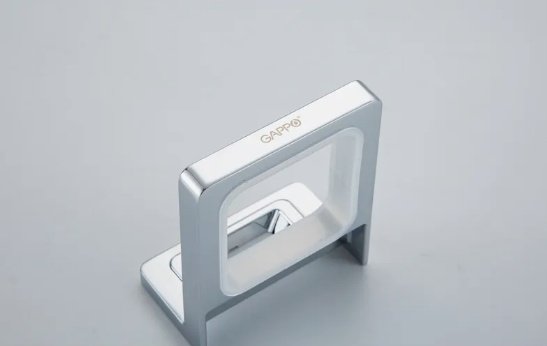 KABINKA.KZ мыльница G30802 1 шт, стекло, нержавеющая сталь